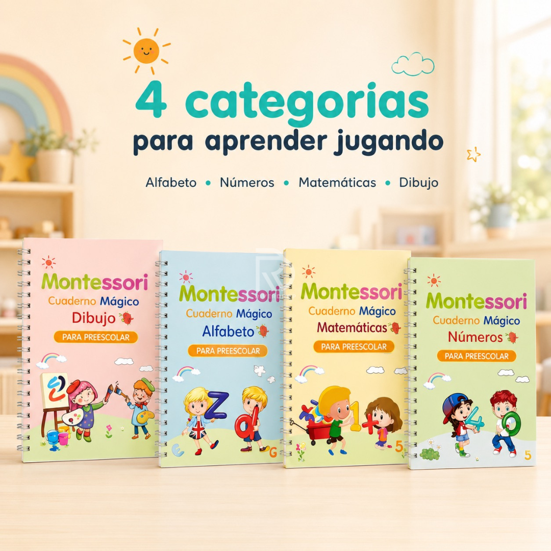 Libros Montessori - Aprende a escribir de forma entretenida