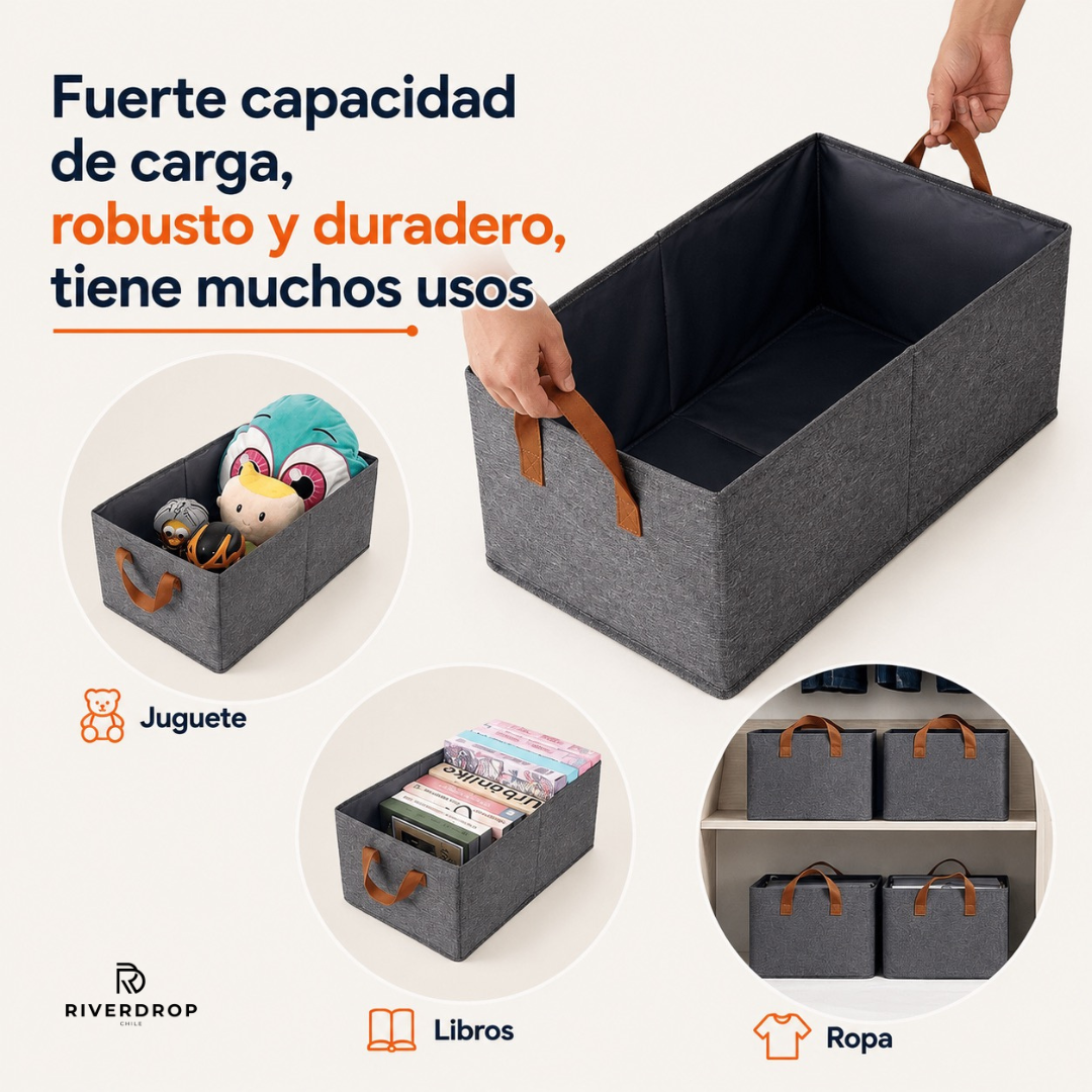 OrganiBox™ 3x1 - Guarda fácil. Encuentra rápido