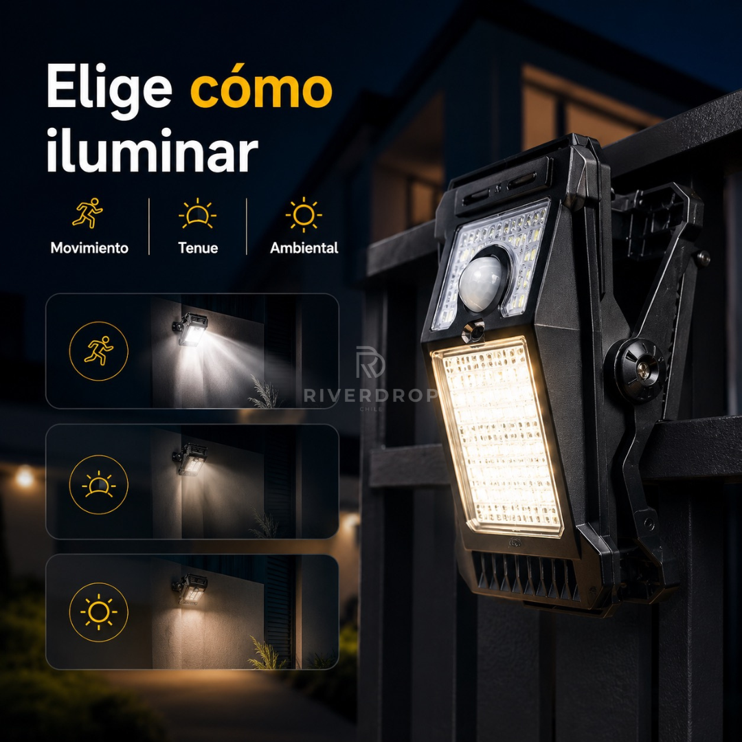 LumiClip™ 3x1 - Donde llega el sol, llega la luz