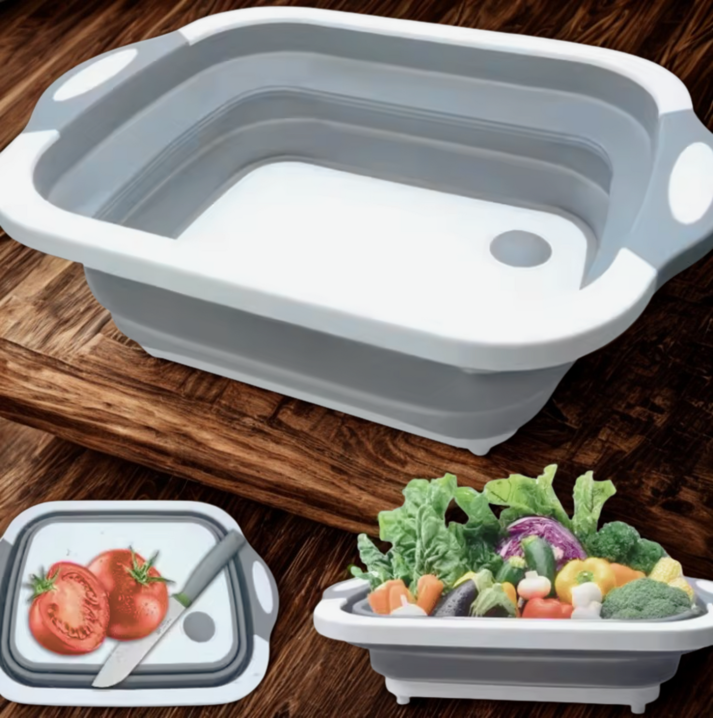 MultiChef Cut™ - 🔪✨ Haz mucho más, con una sola tabla. 🥦🧽📦