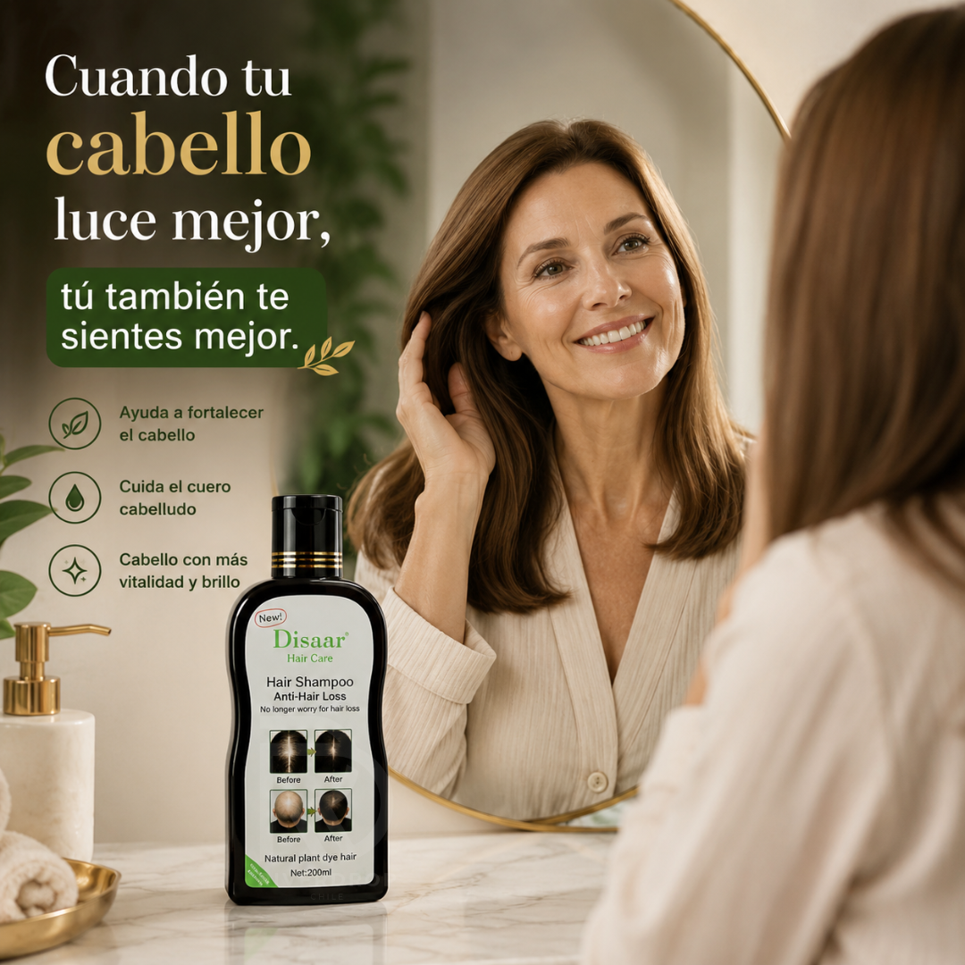 Disaar Hair Care™ - Recupera la apariencia de un cabello más fuerte y saludable.