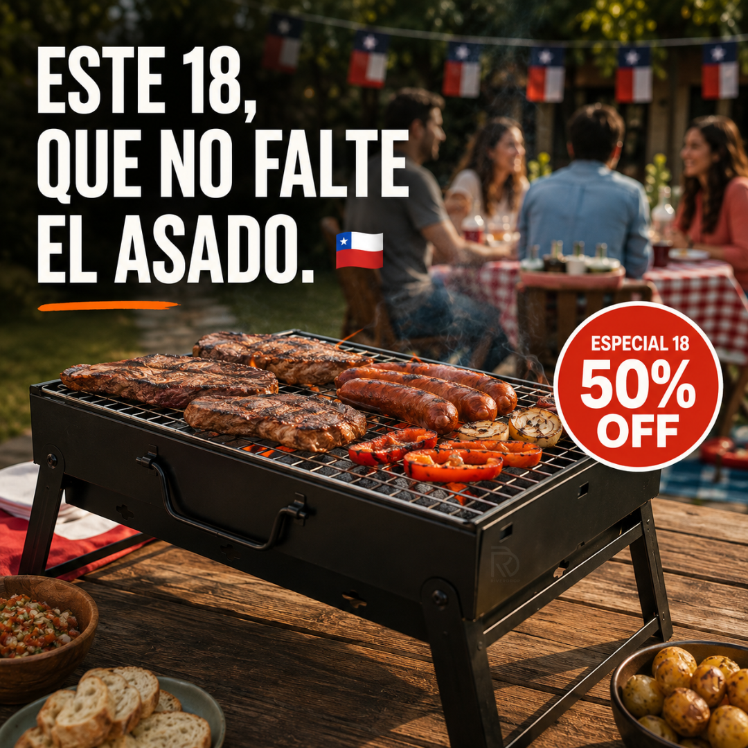 Parrilla CampGo™ - Donde armes el panorama, armas el asado.