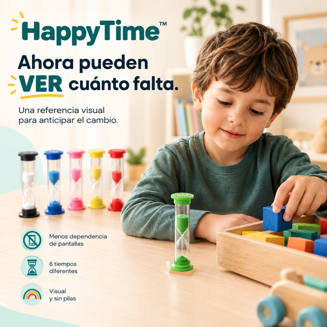HappyTime™ - Ellos ven el tiempo. Tú dejas de repetirlo.