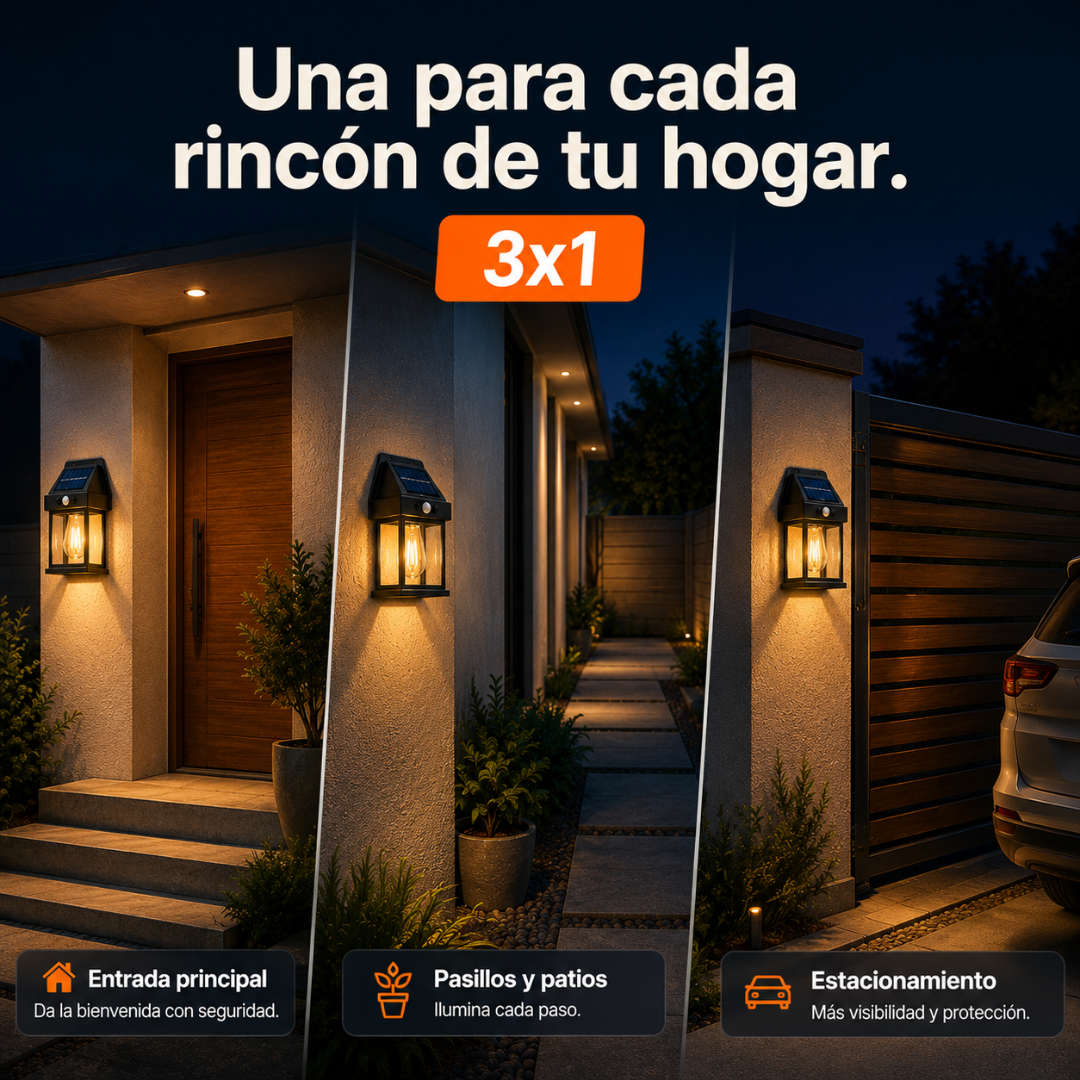 SunLamp™ - Más iluminación, más tranquilidad.
