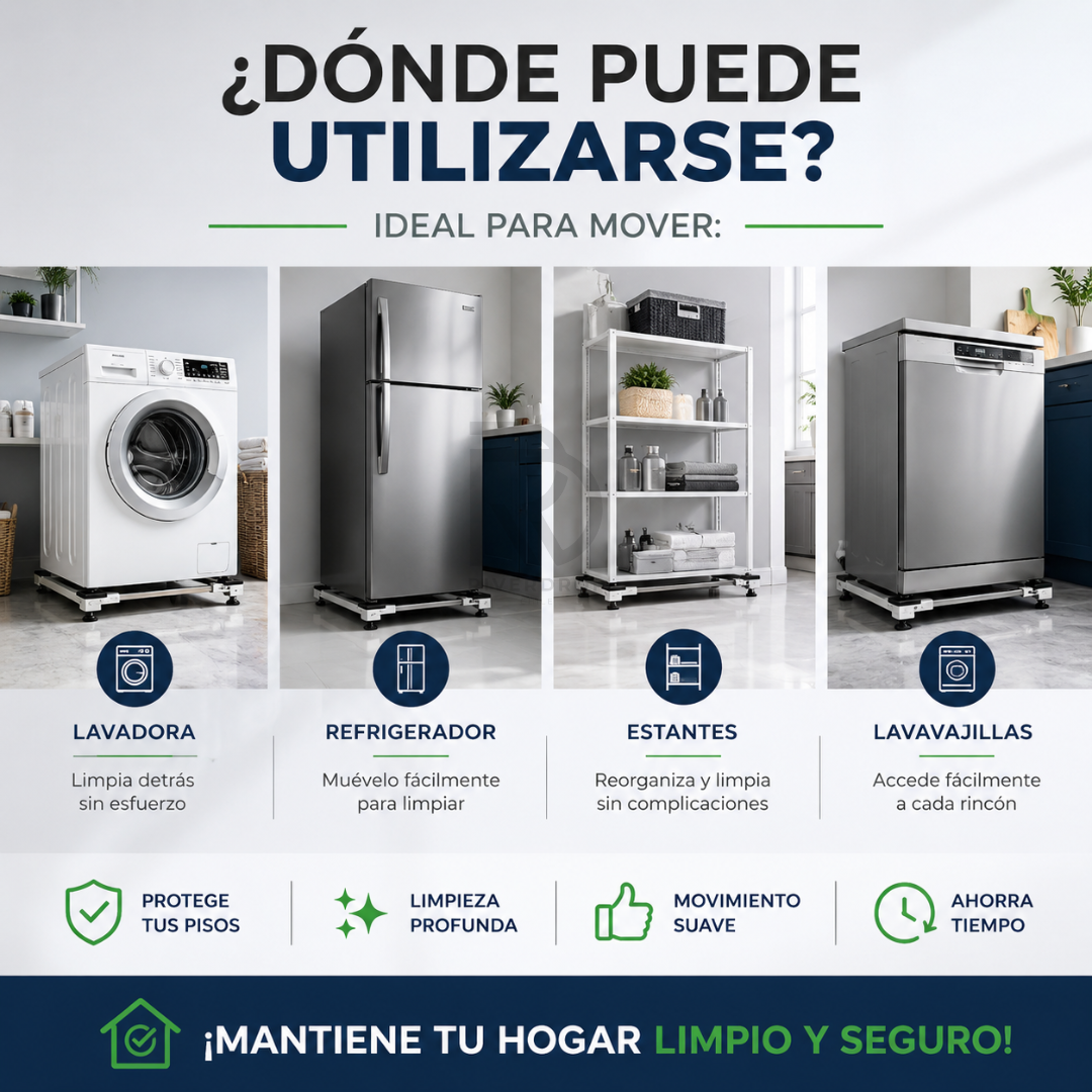 HomeRoll™ - Muévelo fácil, vive cómodo.