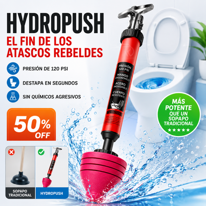 HydroPush™ - El fin de los atascos rebeldes