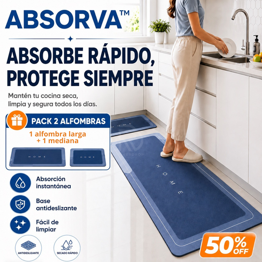 Absorva™ - Absorbe rápido, protege siempre.