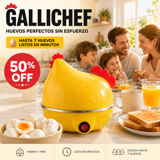 GalliChef™ - Huevos perfectos sin esfuerzo.