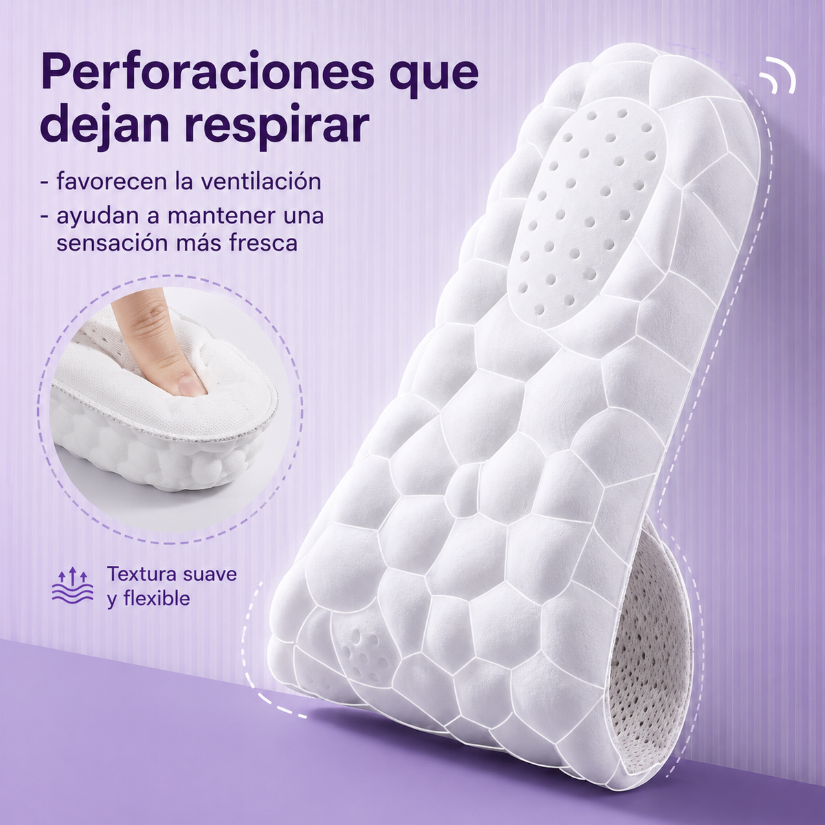 ComfortStep™ 2x1 - Soporte y amortiguación donde más lo necesitas.