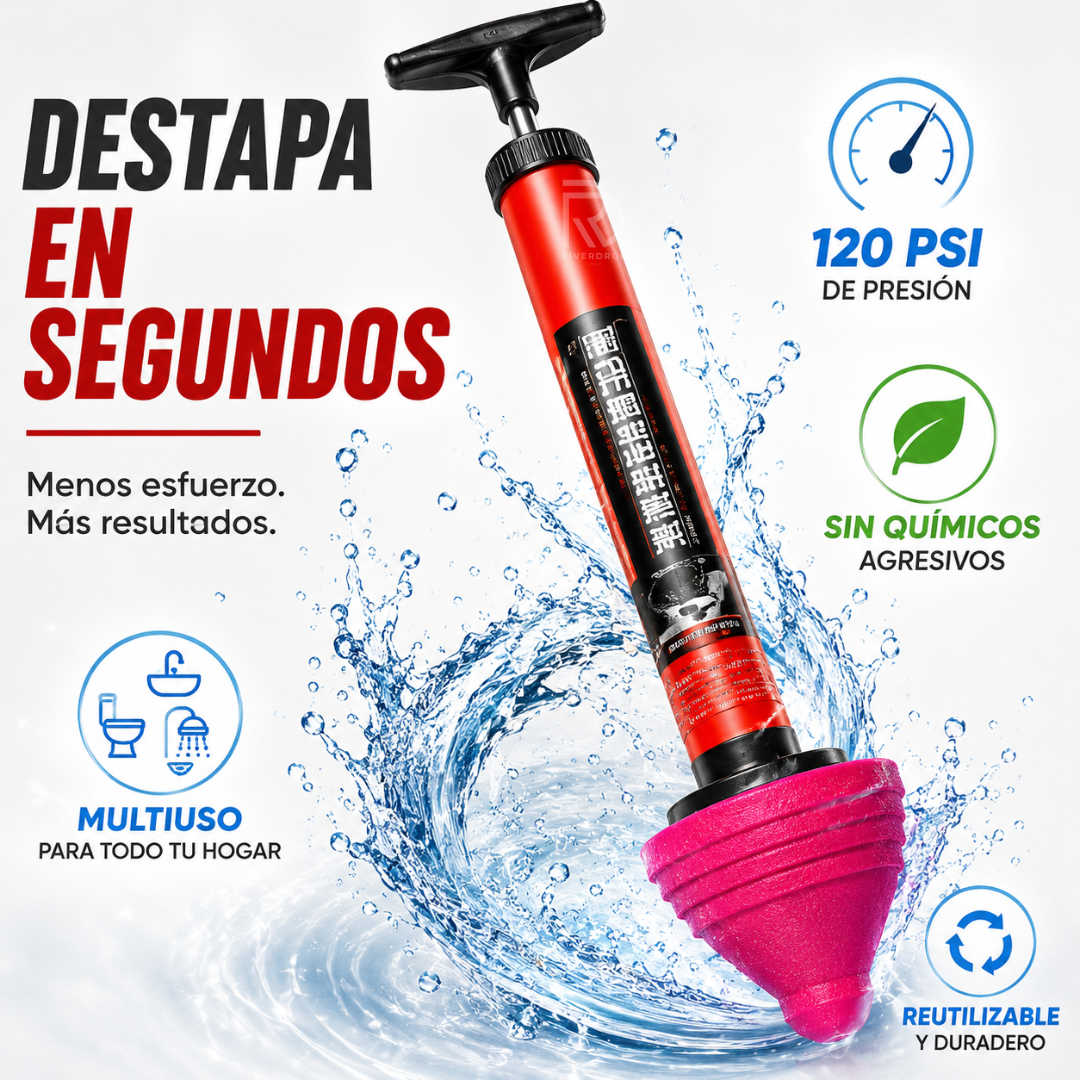 HydroPush™ - El fin de los atascos rebeldes