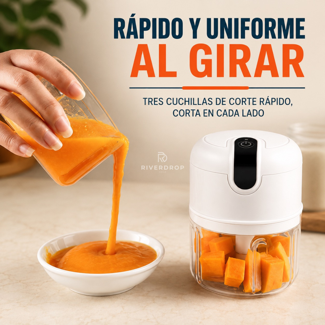 MiniQuick Chop™ - Presiona, pica y cocina