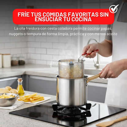 CleanFries™ -  Frituras más crujientes, con menos aceite y sin salpicaduras