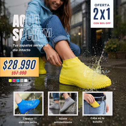 AquaSock™ 2x1 - Tus zapatos secos, tu día intacto
