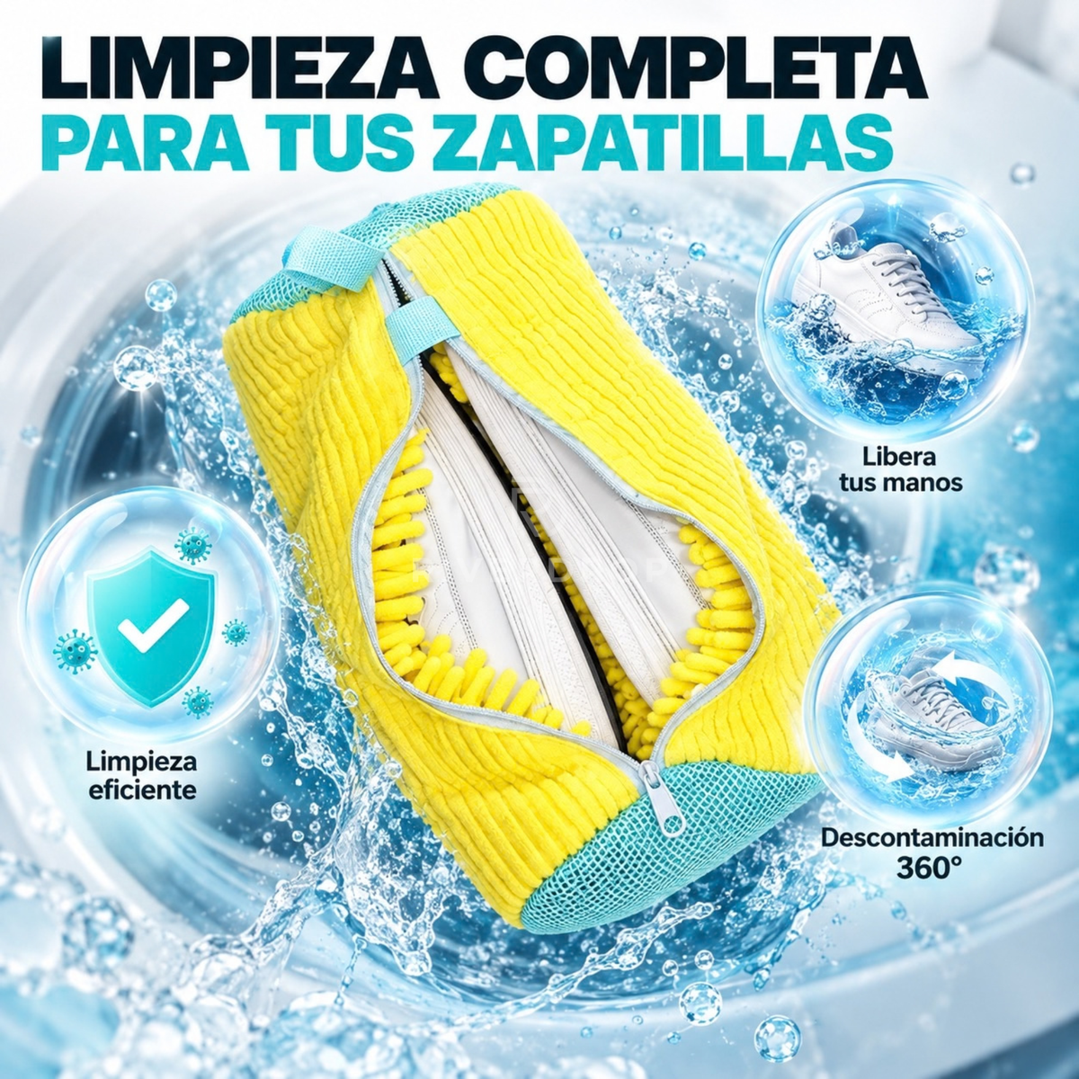 ShoeWash™ - Lavar tus zapatillas ahora es mucho más simple