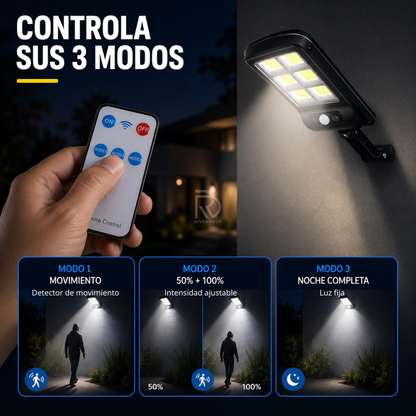 SolarGuard LED™ 3x2 - La luz que protege tu hogar