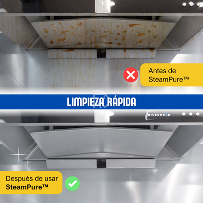 SteamPure™ + Guatero - Limpieza profunda sin químicos