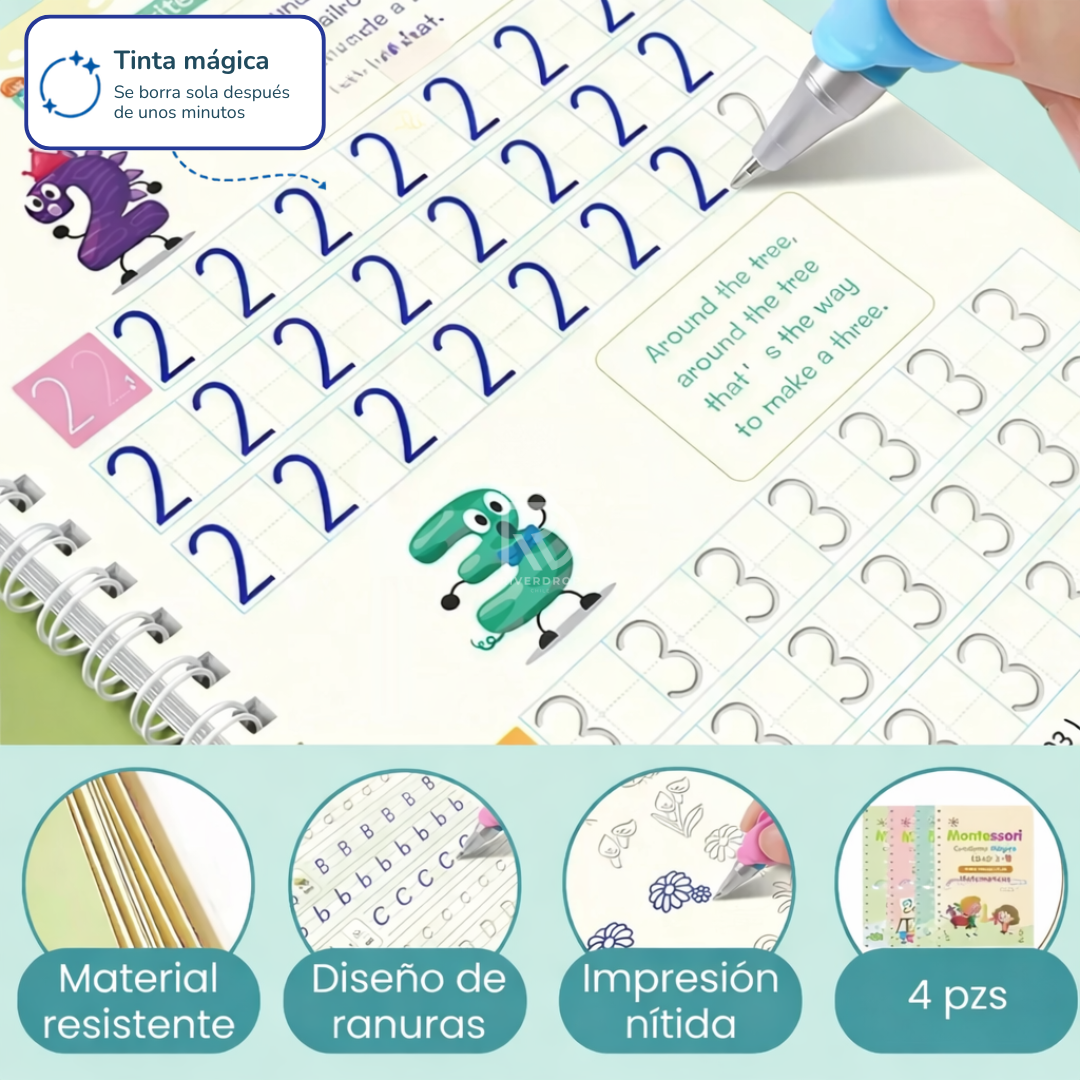 Libros Montessori - Aprende a escribir de forma entretenida