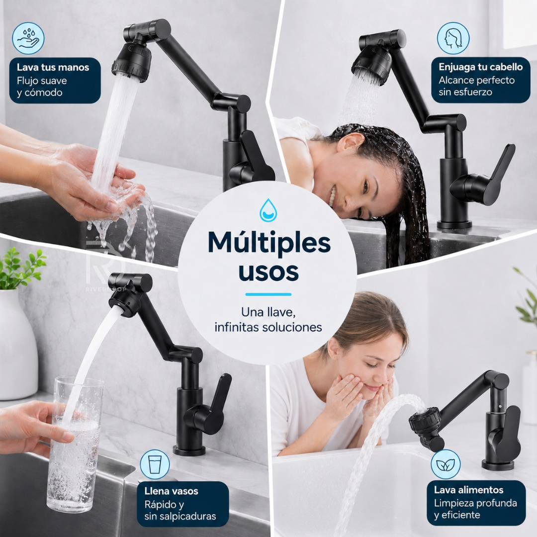 HydroFlex™ - El agua llega donde tú quieras