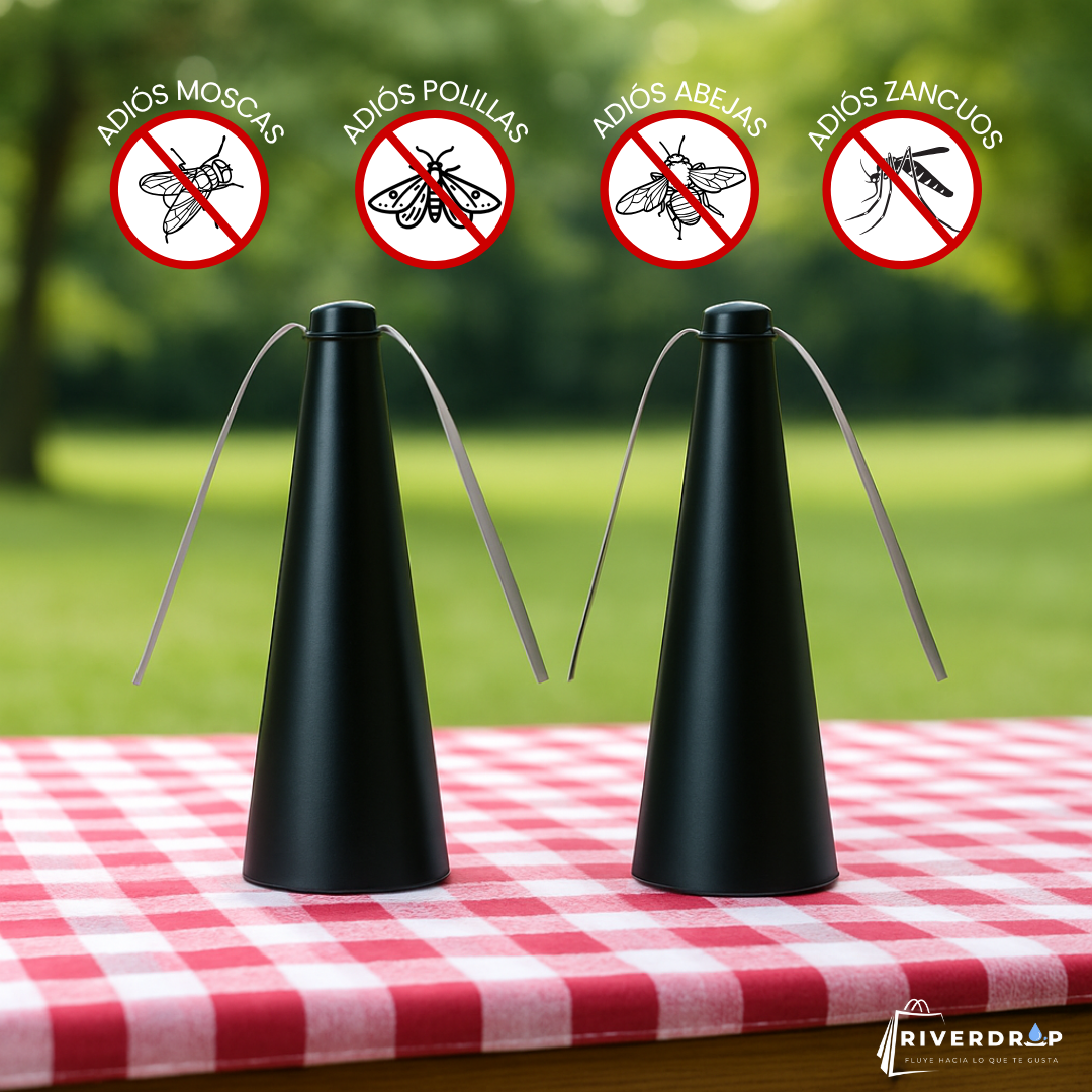 FlyAway™ - El escudo silencioso anti-insectos