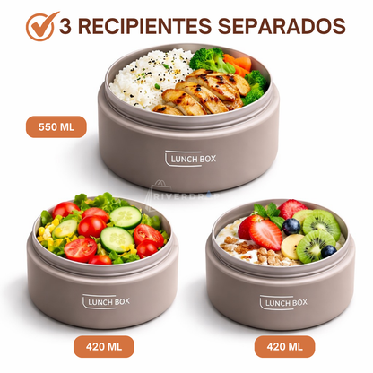 LunchBox Pro™ - Lleva tus comidas separadas y listas para disfrutar