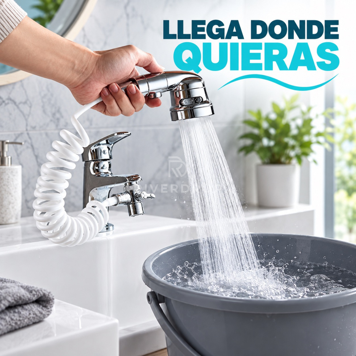 AquaFlex 360™- Tu grifo ya no tiene límites