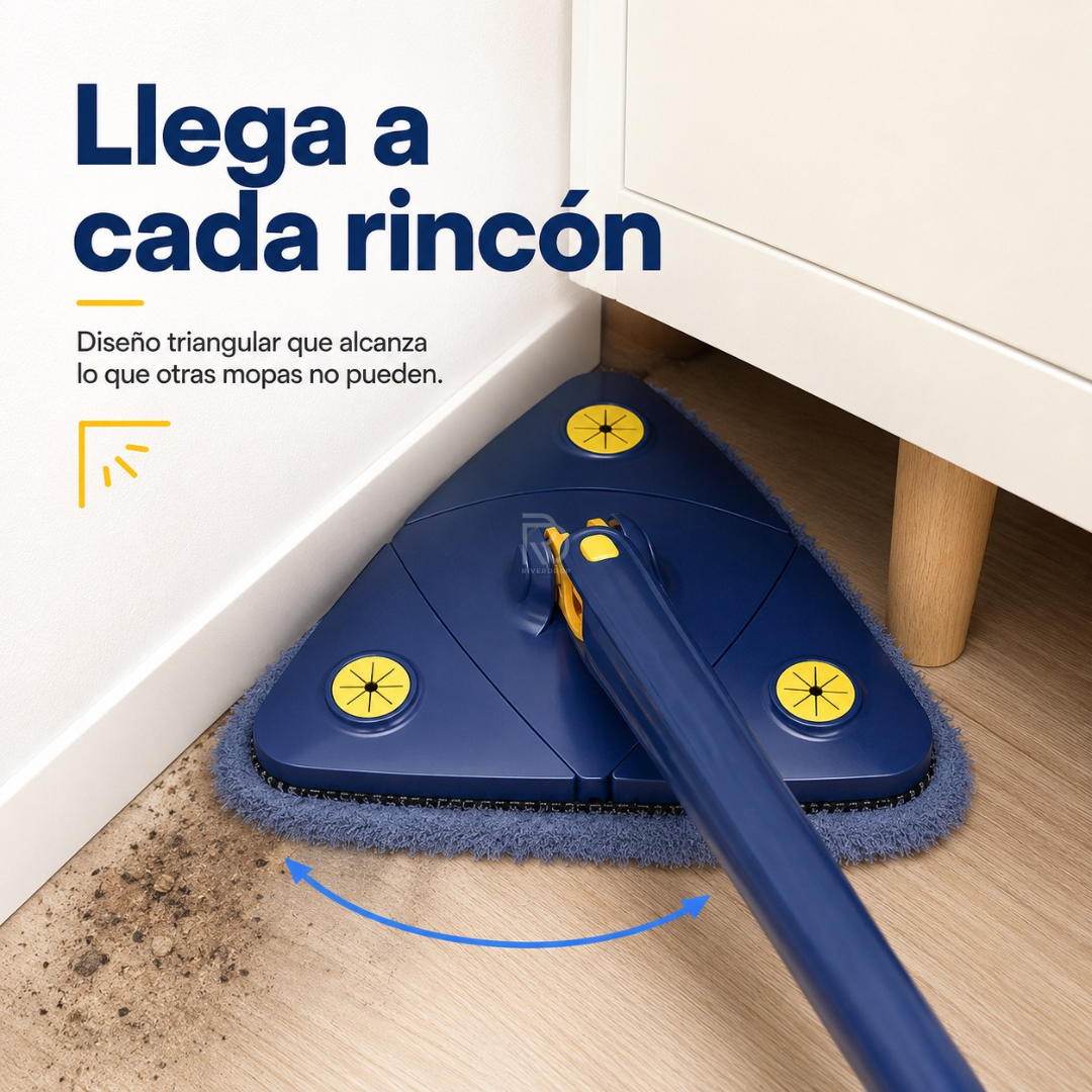 TriMop Pro™ 360° - Cada rincón vuelve a brillar