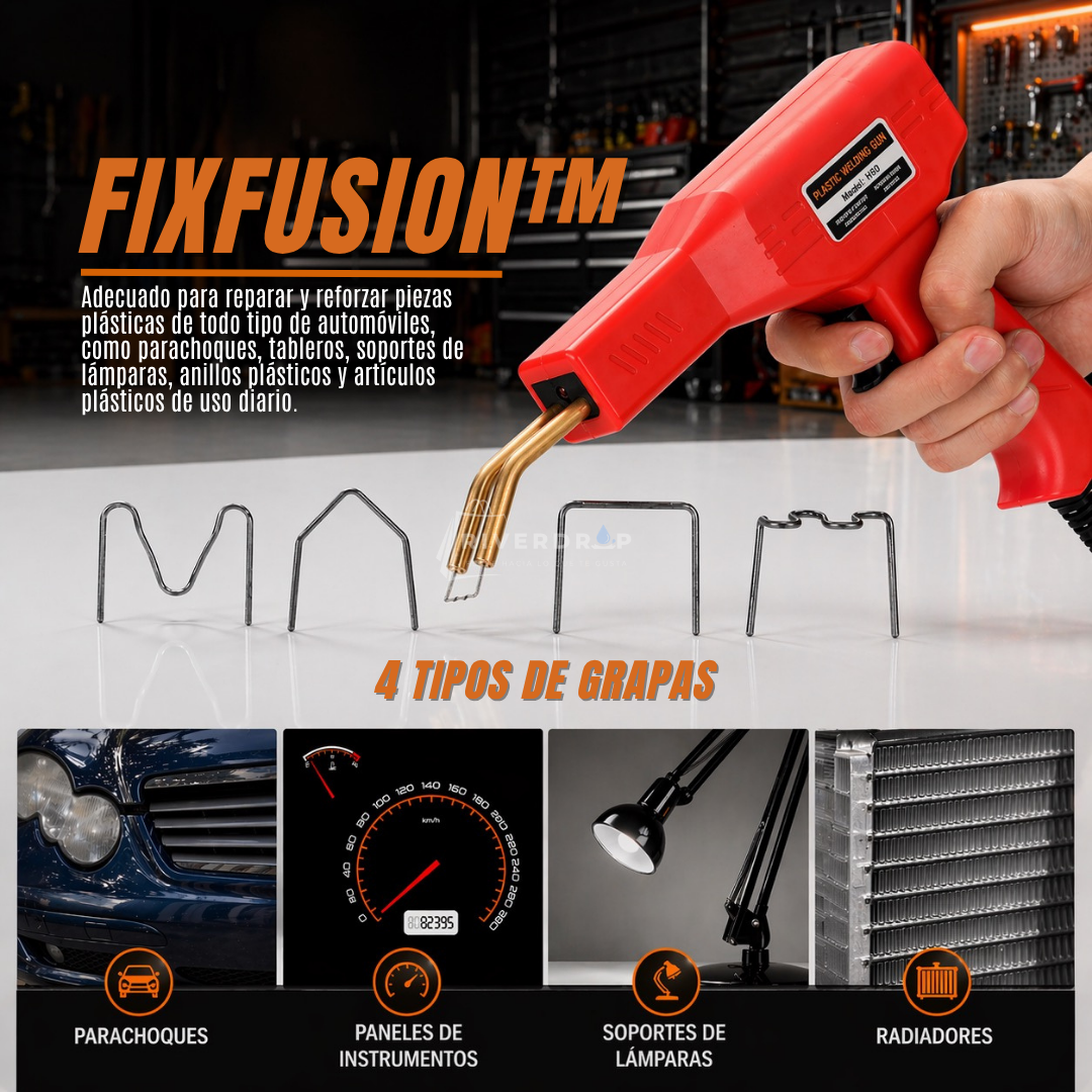FixFusion™ - Repara plásticos en minutos sin gastar en repuestos nuevos