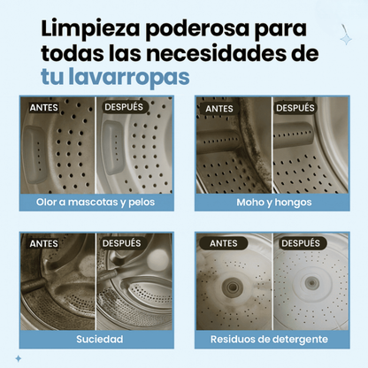 WashClean™ -  Elimina la suciedad invisible que causa malos olores