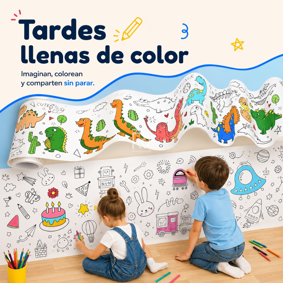 ColorRoll™ 2x1 - Convierte cualquier espacio en arte
