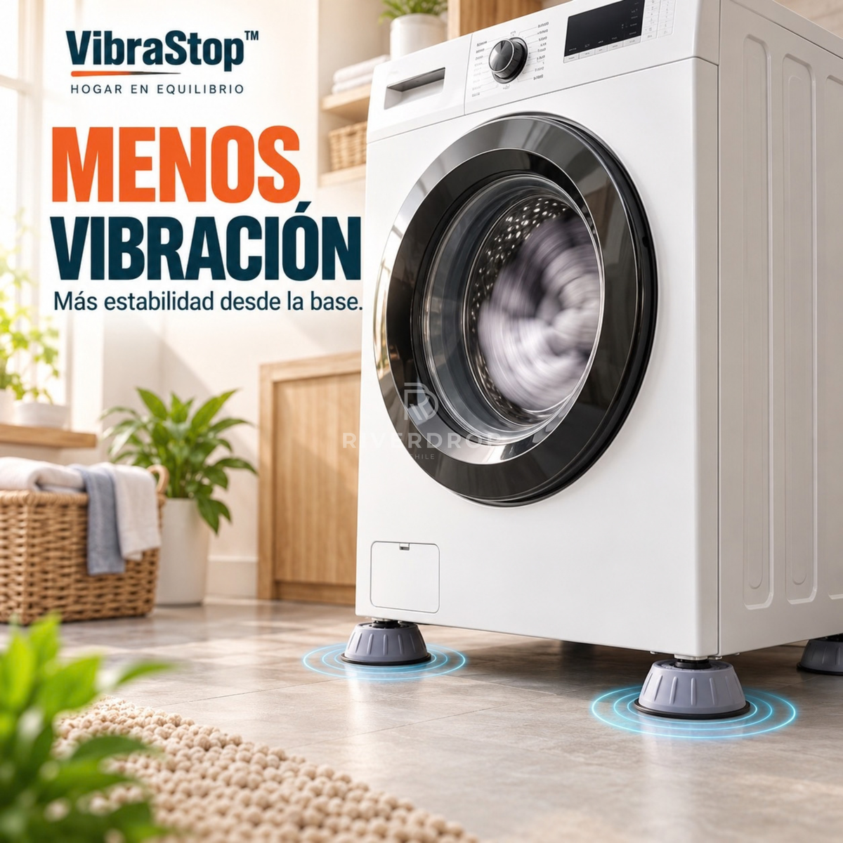 VibraStop™ + REGALO - Más estabilidad. Menos ruido molesto.