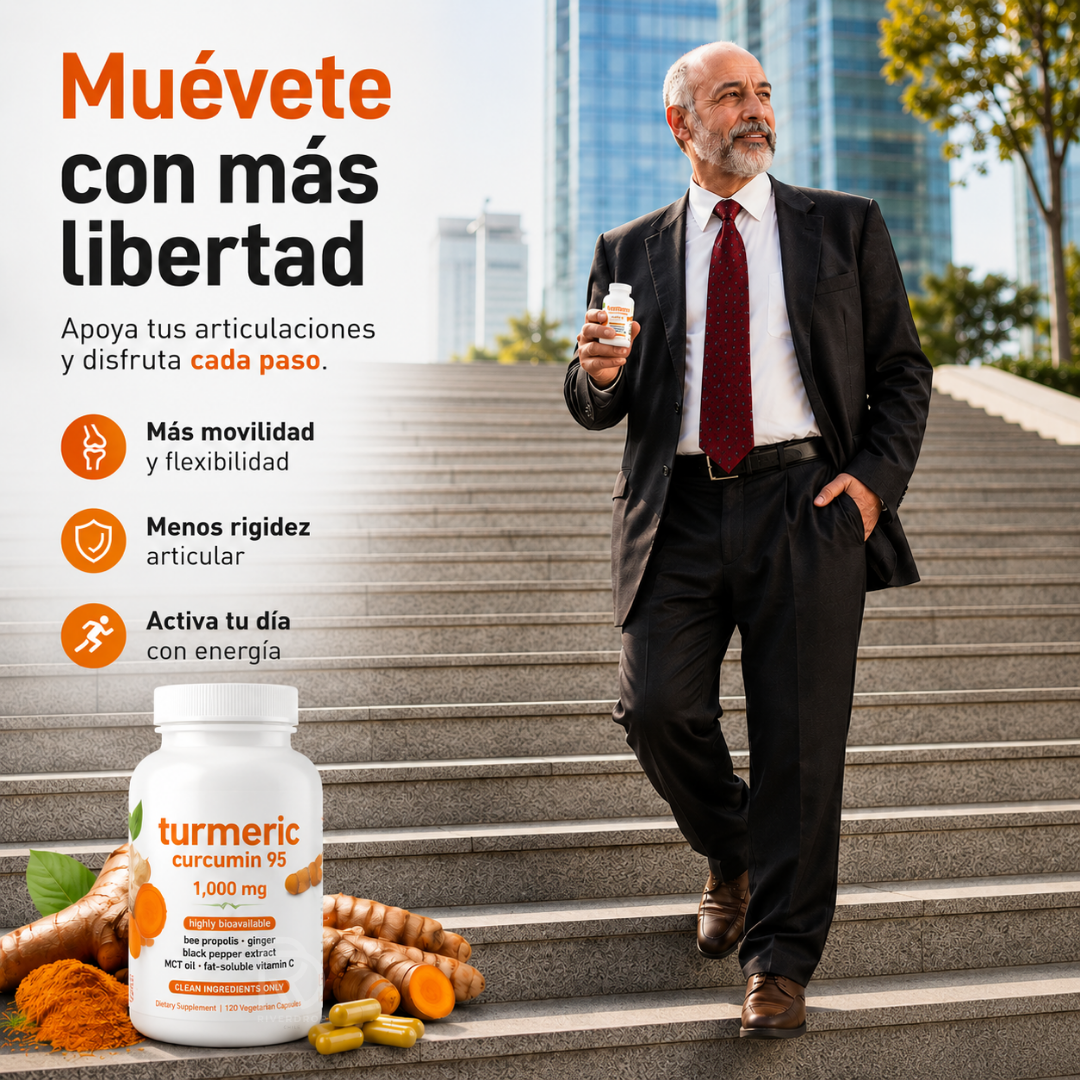 Turmeric Curcumin™ - Activa tus días naturalmente.