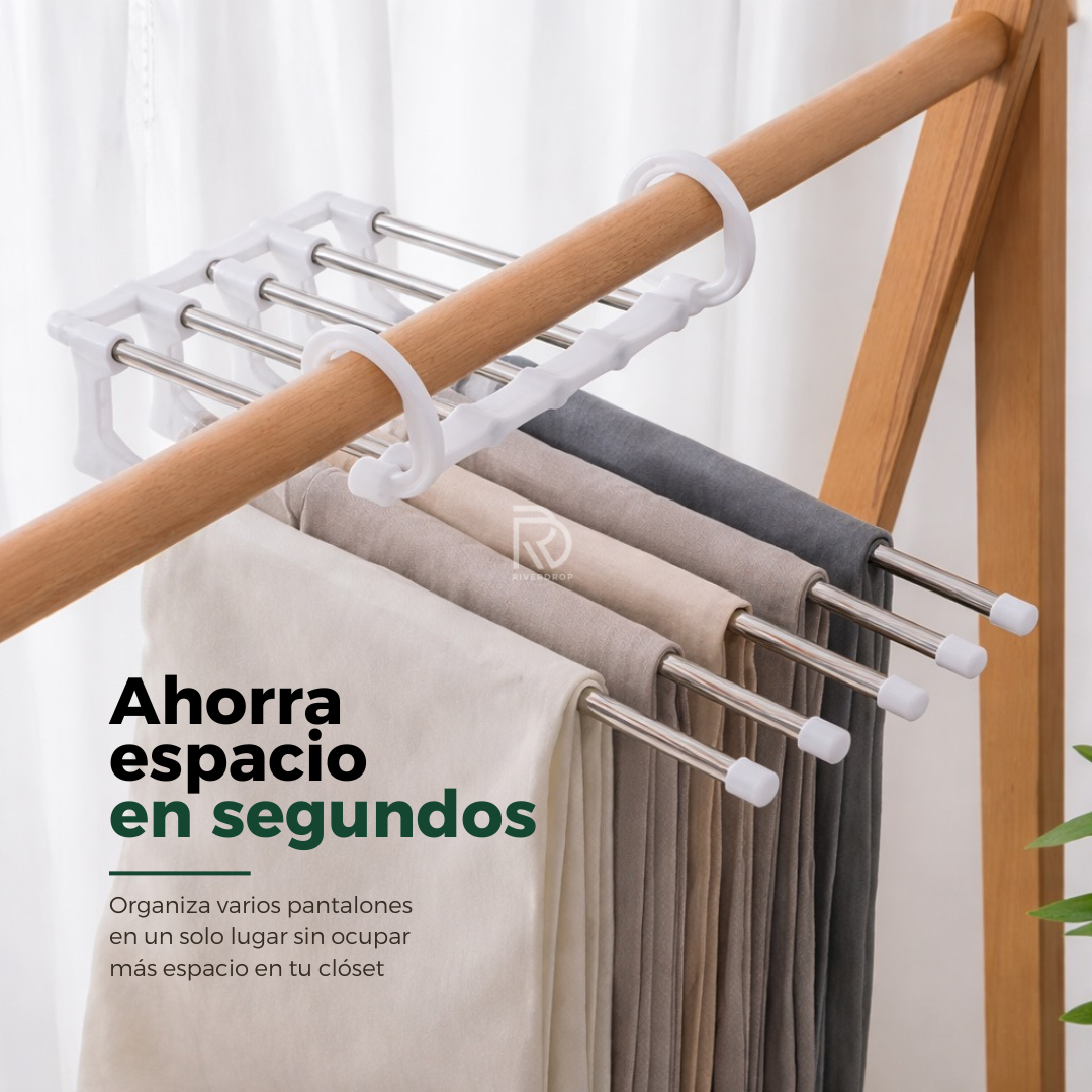 PerchaSmart™ 3x1 - Más espacio en segundos, sin cambiar tu clóset.