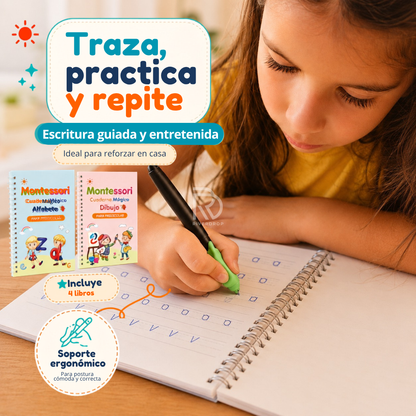 Libros Montessori - Aprende a escribir de forma entretenida