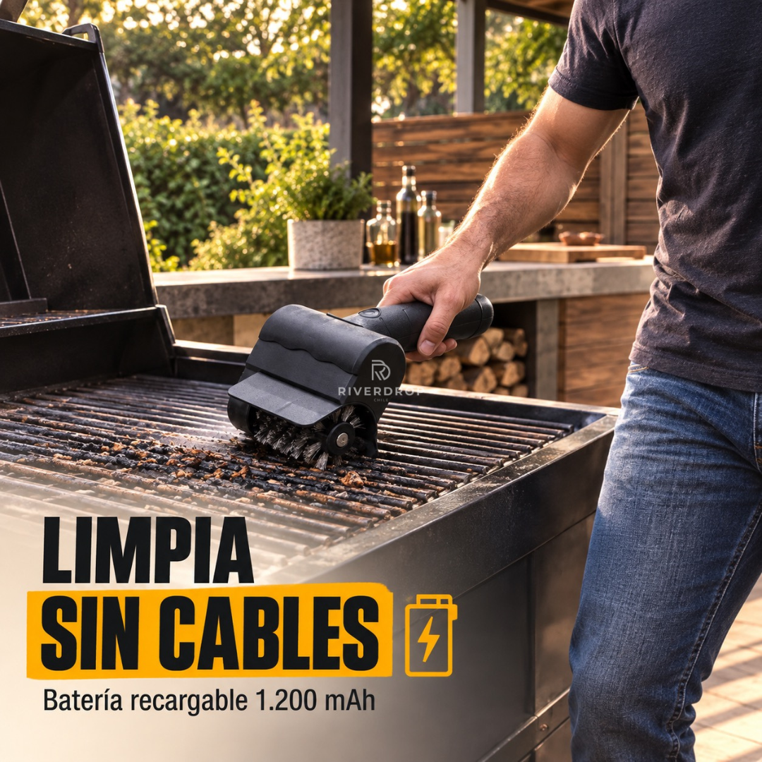 Grill Brush™ Pro - Menos limpieza. Más asado