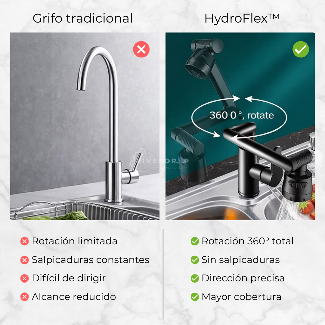 HydroFlex™ - Más alcance y comodidad en cada uso diario