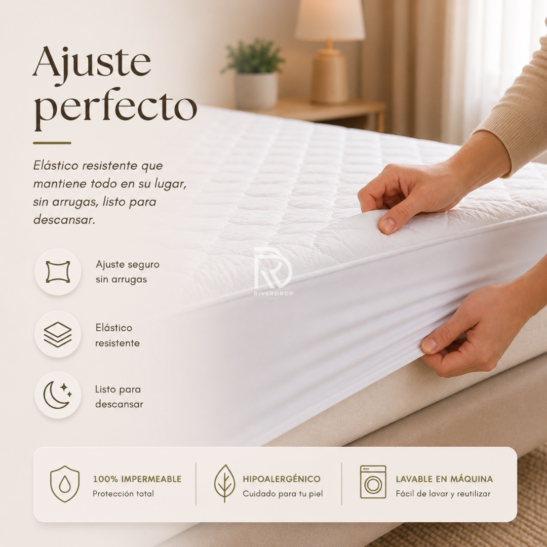 DreamCover™ - Duerme tranquilo, pase lo que pase y protege tu colchón.