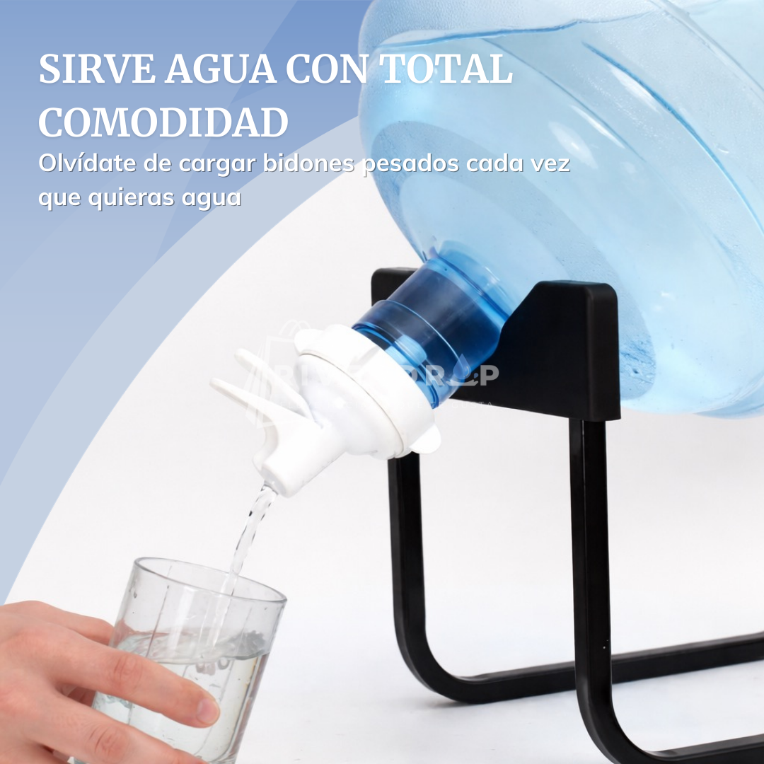 HydroRack™ - Sirve agua de tu bidón de forma fácil y sin esfuerzo