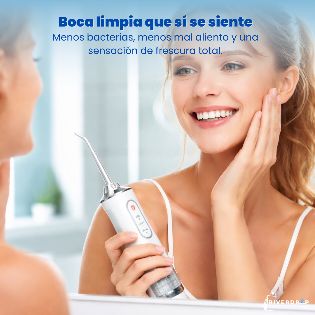 HydroClean™ - Remueve suciedad oculta entre dientes y encías