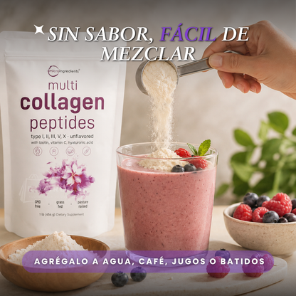 Multi Collagen Peptide - Más firmeza. Más seguridad.