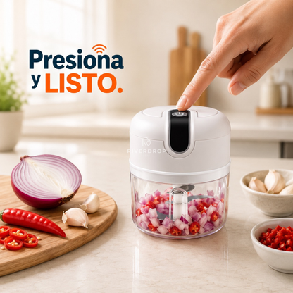 MiniQuick Chop™ - Presiona, pica y cocina