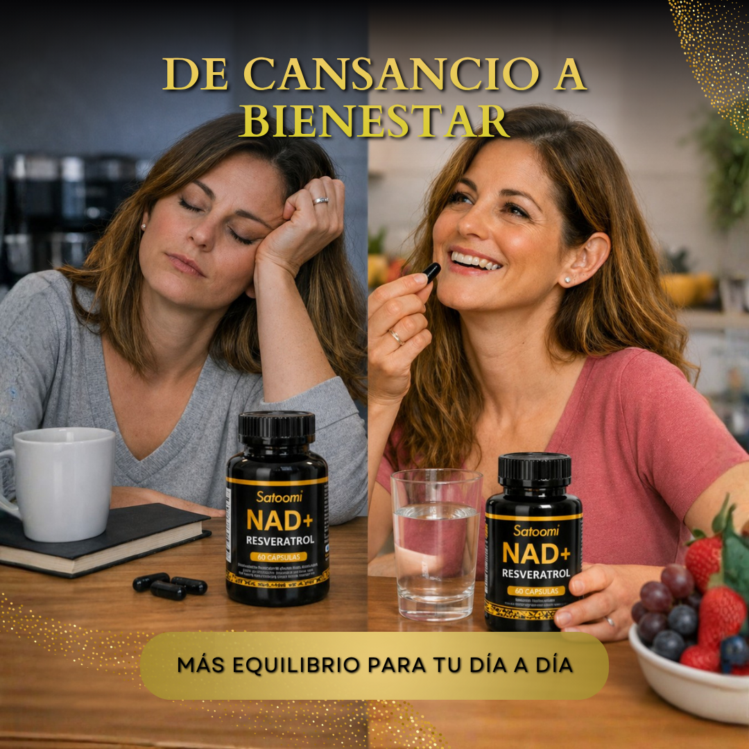 NAD+ Resveratrol - Vitalidad que parte desde adentro.