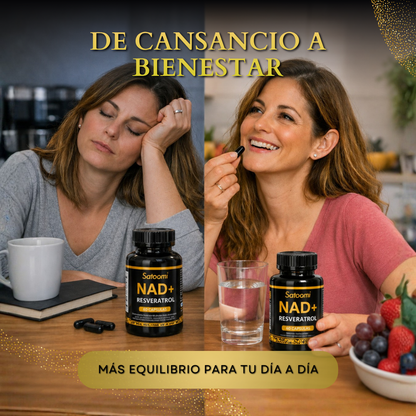 NAD+ Resveratrol - Vitalidad que parte desde adentro.