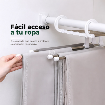 PerchaSmart™ 3x1 - Más espacio en segundos, sin cambiar tu clóset.