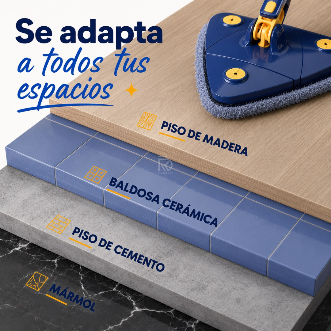 TriMop Pro™ 360° - Cada rincón vuelve a brillar