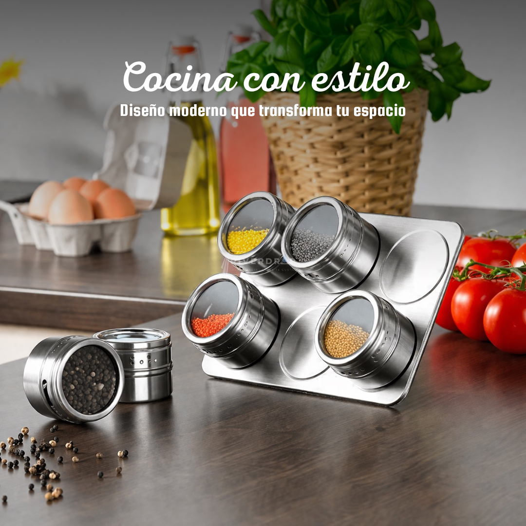 SteelSpice™ - Organiza, cocina, disfruta.