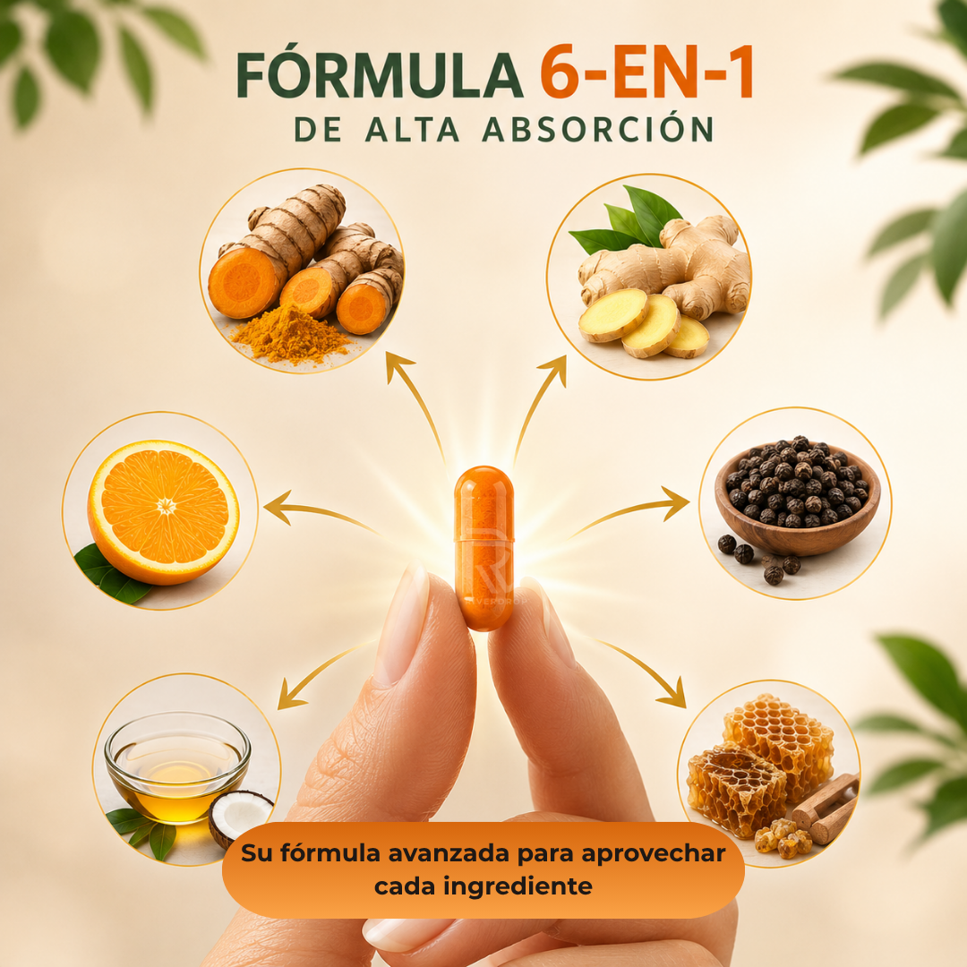 Turmeric Curcumin™ - Activa tus días naturalmente.