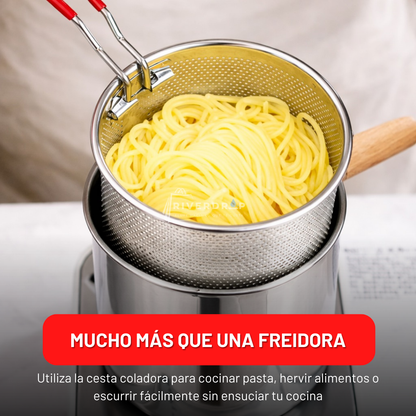 CleanFries™ -  Frituras más crujientes, con menos aceite y sin salpicaduras