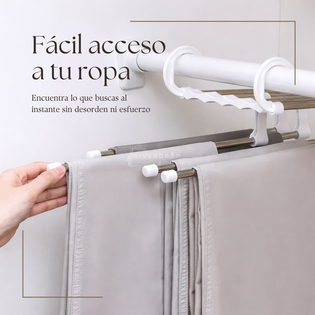 SpaceRack™ x3 - Organiza tu ropa y gana espacio al instante