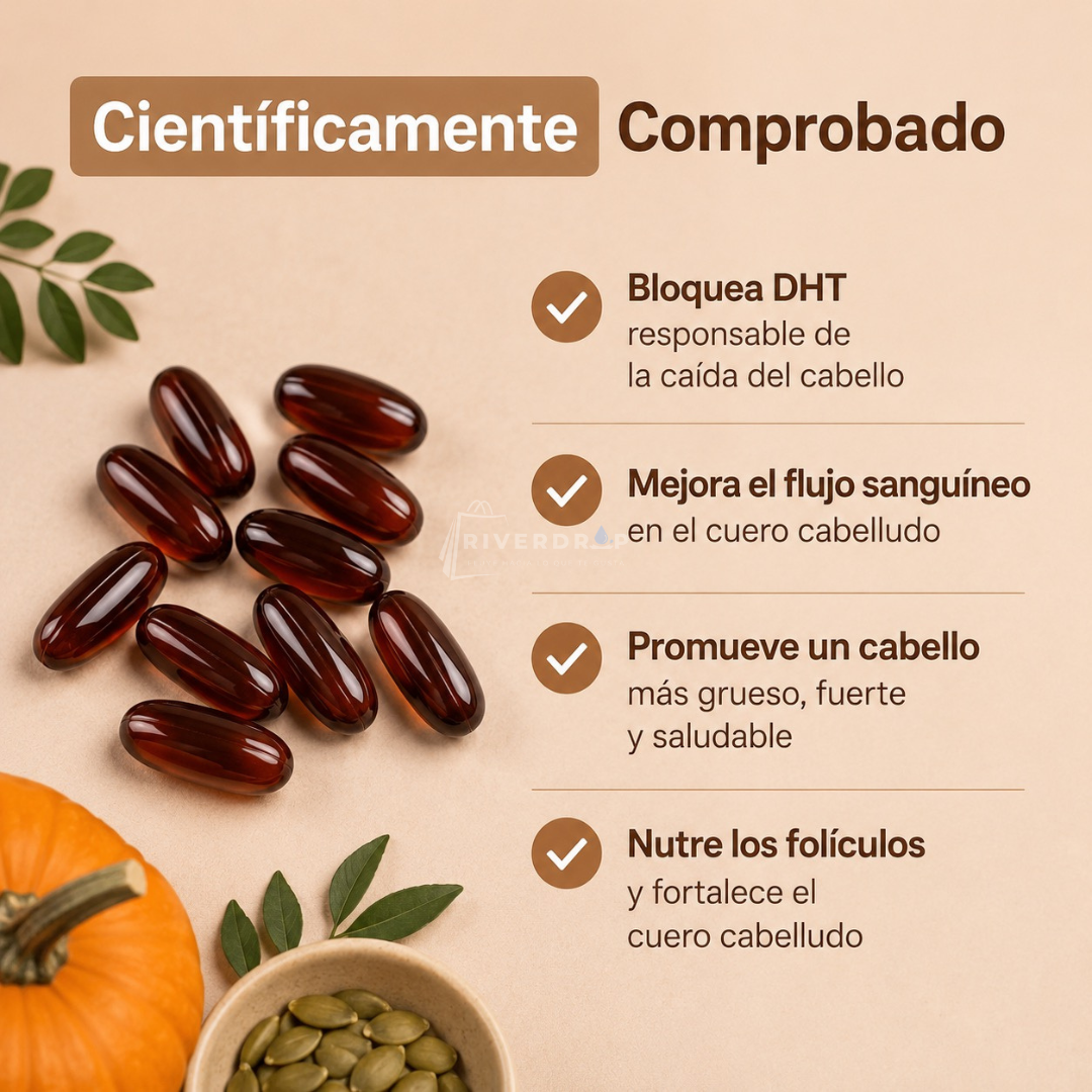 Pumpkin Seed Oil™ - Menos caída, más crecimiento