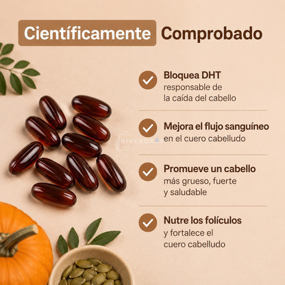 Pumpkin Seed Oil™ - Menos caída, más crecimiento